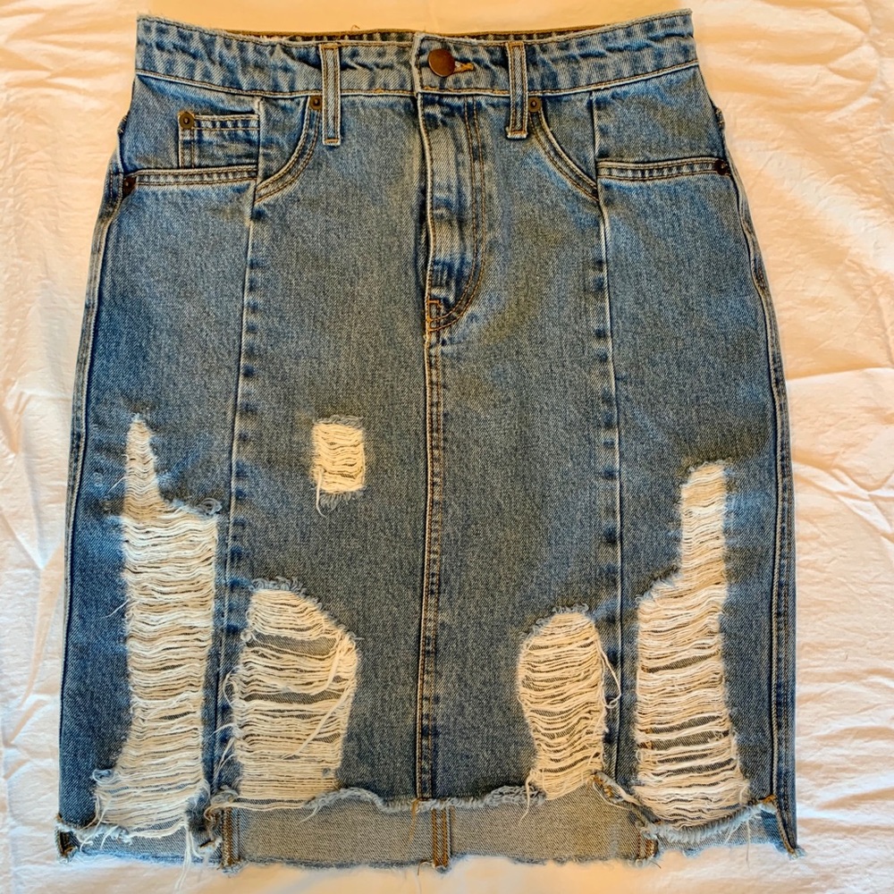 Jean skirt